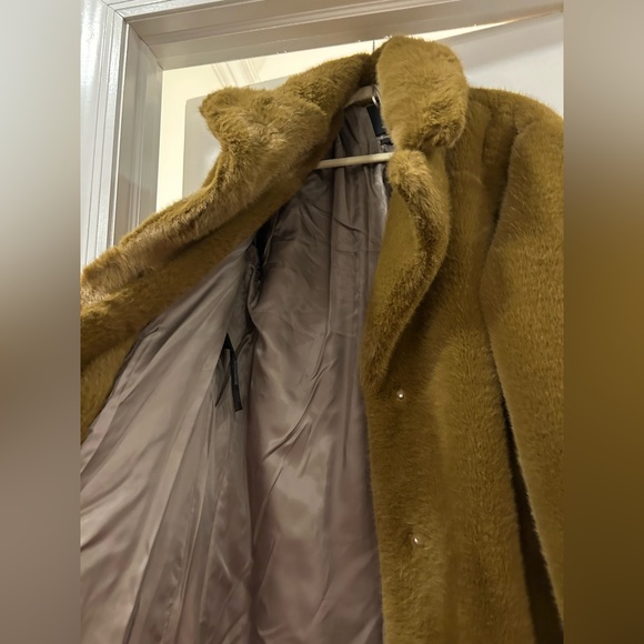 Mango Faux Fur Coat - Picture 9 of 9